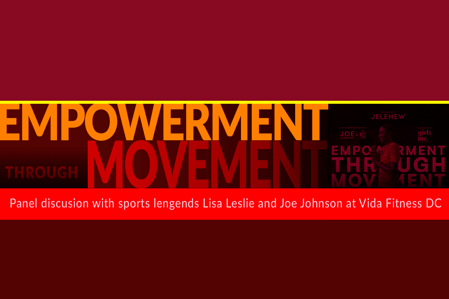 Empowerment Through Movement with Jelenew & Vida Fitness DC